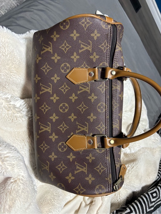 Louis Vuitton Handbags - Louis Vuitton Monogram Canvas Satchel in Brown and Tan